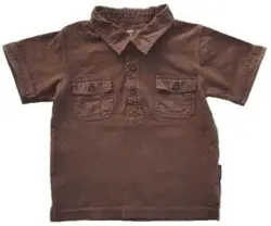 H&M brun kortærmet T-shirt str. 80