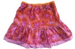 Me Too orange blomstret nederdel