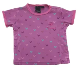 Hummel lilla kortærmet T-shirt str. 68