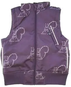 Ny idaT dark lavender winter vest str. 110