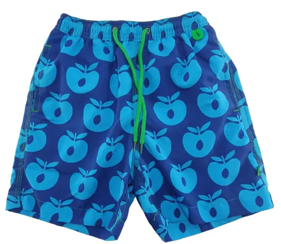 Nye Småfolk blå lange badeshorts
