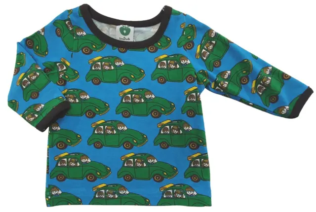 Ny Småfolk turkisblå T-shirt str. 56-86