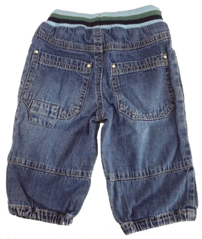 Fixoni blå denim bukser str. 68
