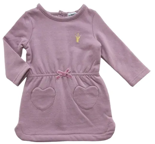Miss Liberto rosa sweat kjole str. 6 mdr