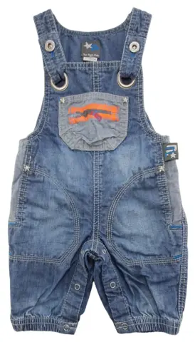 Pure Kids denim overall's str. 56
