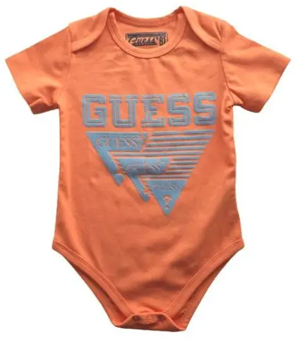 Ny Guess orange kortærmet body str. 68