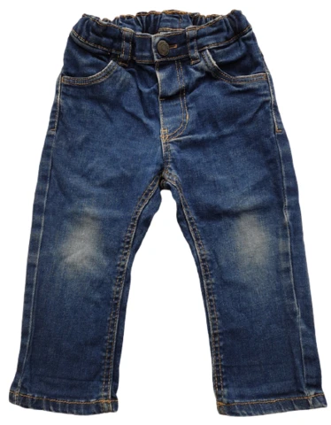 H&M blå denim bukser str. 74