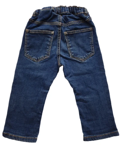 H&M blå denim bukser str. 74