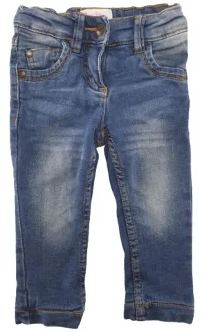 Impidimpi blå denim bukser med foer str. 74/80