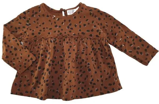 Zara babykjole med dyreprint str. 6/9 mdr