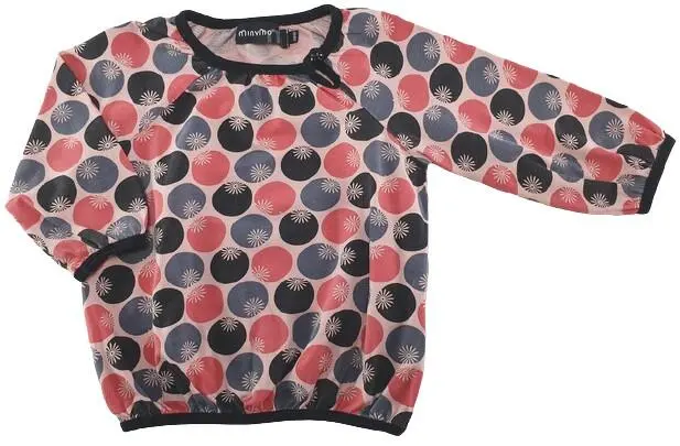 Minymo mønstret bluse str. 80