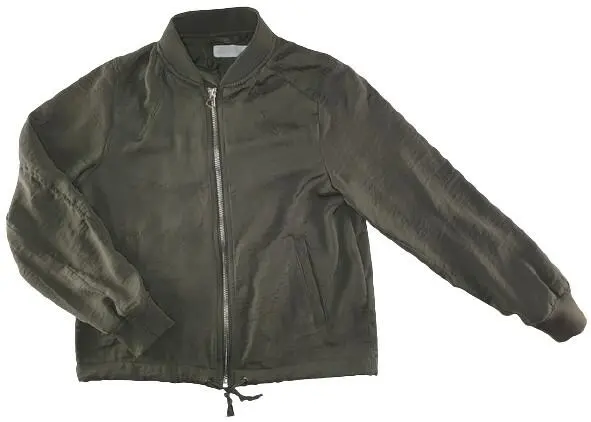 H&M mørkegrøn tynd jakke/cardigan str. 134