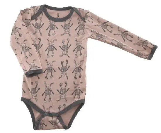 Small rags pudderfarvet body str. 74