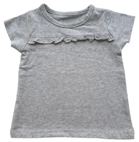 Friends lysegrå blød kortærmet T-shirt str. 68