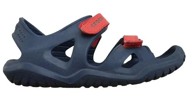 Crocs mørkeblå sandaler str. 2