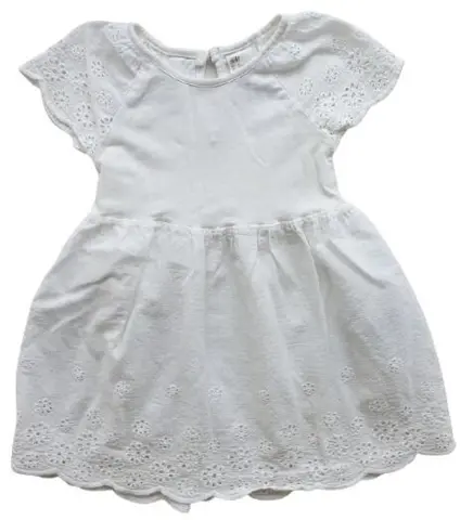 H&M hvid sommerkjole str. 86