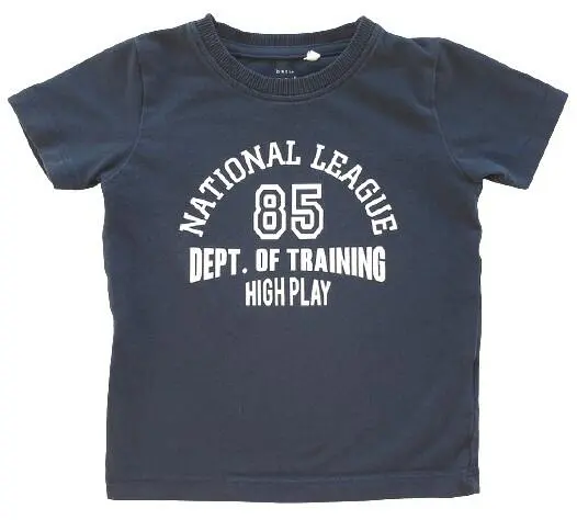 Name it mørkeblå kortærmet T-shirt str. 80