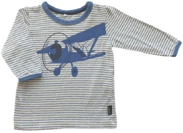 Name it råhvid stribet T-shirt str. 62