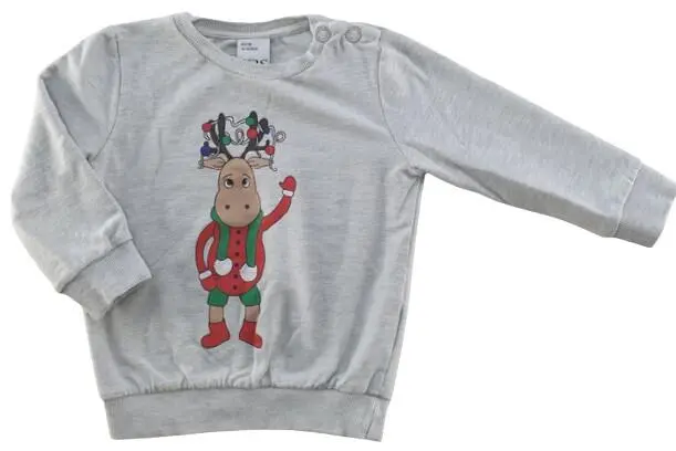VRS lysegrå tynd sweatshirt str. 86