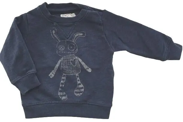 Small rags mørkeblå sweatshirt str. 68