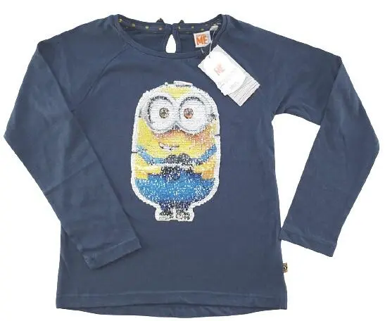 Ny Dispicable me gråblå T-shirt str. 134