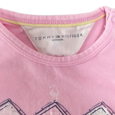 Tommy Hilfiger lyserød kortærmet T-shirt str. 68