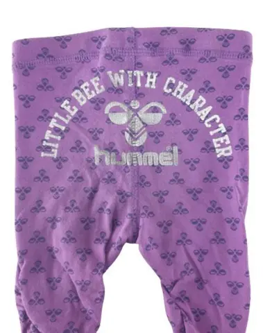 Hummel lilla leggings str. 2-4 mdr