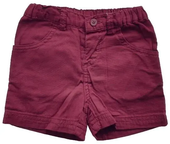 Petit bateau vinrøde babyshorts str. 60