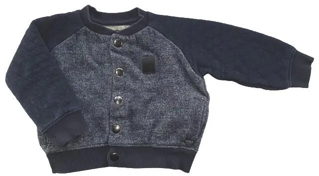 Minymo mørkeblå sweat cardigan str. 74