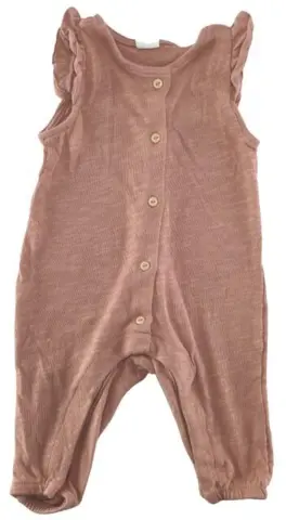 H&M tynd brændt-orange heldragt str. 62