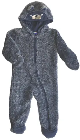 Lupilu blå teddy kørerdragt str. 74