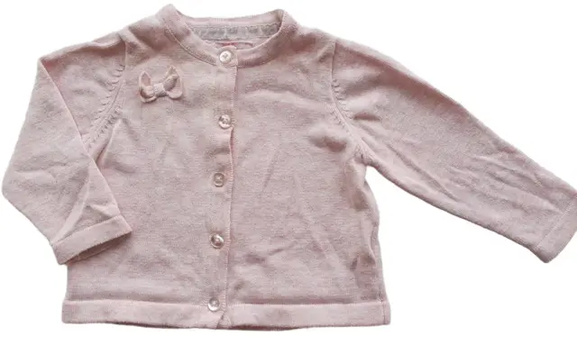 Early days rosa finstrikket cardigan str. 68
