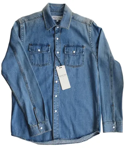 Ny Hound denim skjorte str. L