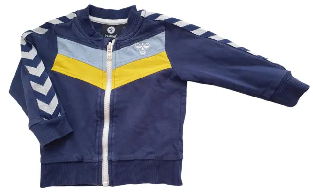 Hummel mørkeblå træningstrøje str. 74