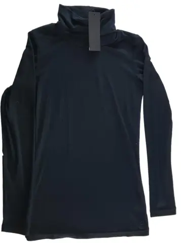Ny D-XEL sort langærmet rullekrave bluse