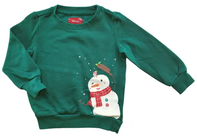 Pocopiano grøn sweatshirt str. 92
