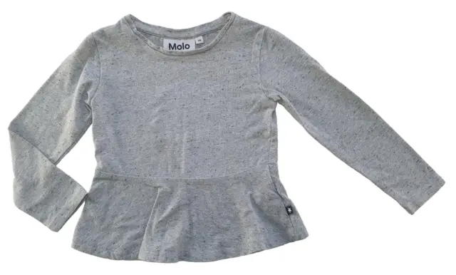 Molo lysegrå langærmet bluse str. 98