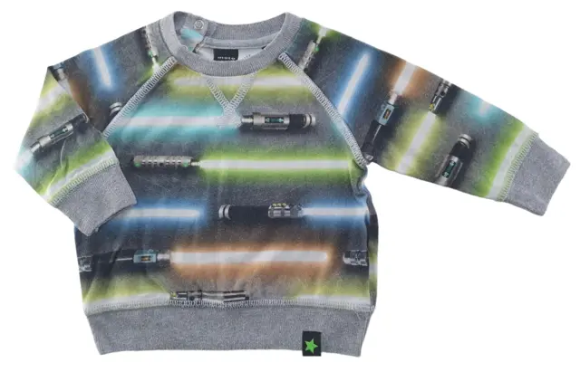 Molo lysegrå sweatshirt str. 62