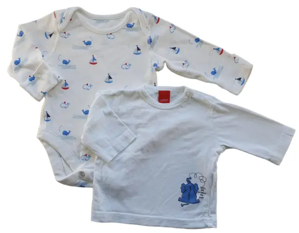 Esprit hvid langærmet T-shirt str. 56