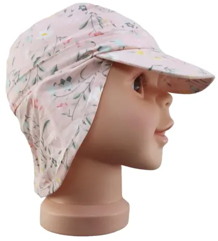 H&M rosa blomstret legionærhat str. 80