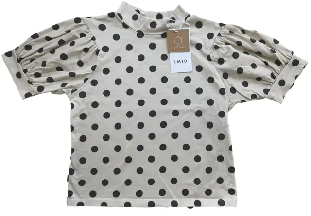 Ny LMTD beige kortærmet bluse str. 146-152