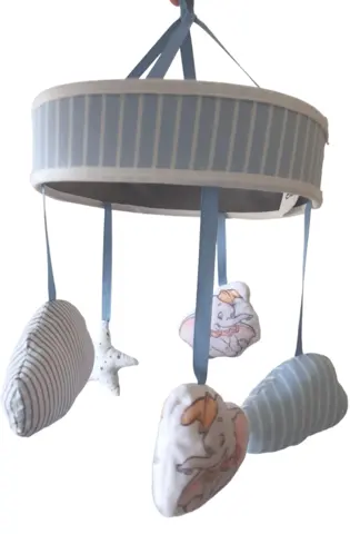 Disney lyseblå rund uro