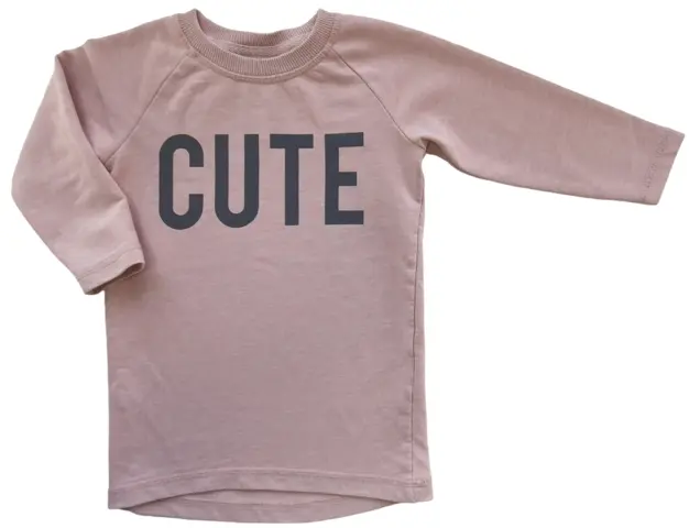 Name it pudderfarvet tynd sweatkjole str. 86