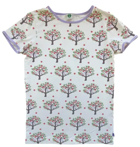 Småfolk råhvid kortærmet T-shirt str. 146-152