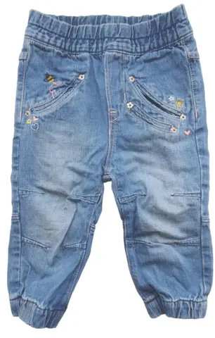 H&M blå denimbukser str. 86