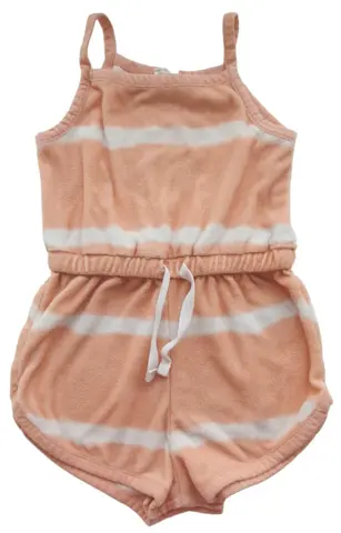 H&M orange frotté sommerdragt str. 80