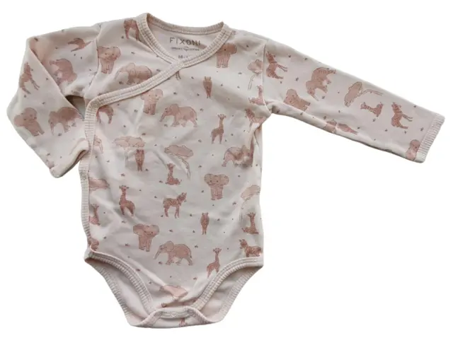 Fixoni rosa langærmet body str. 68