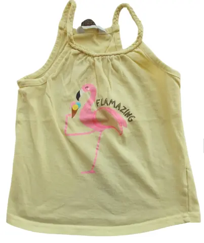 Primark gul sommertop str. 104