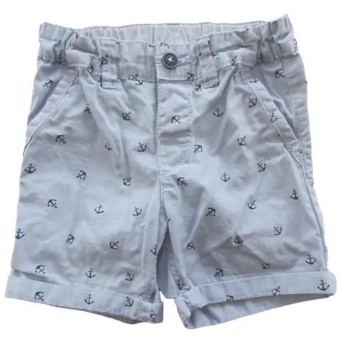 H&M lyseblå shorts str. 80