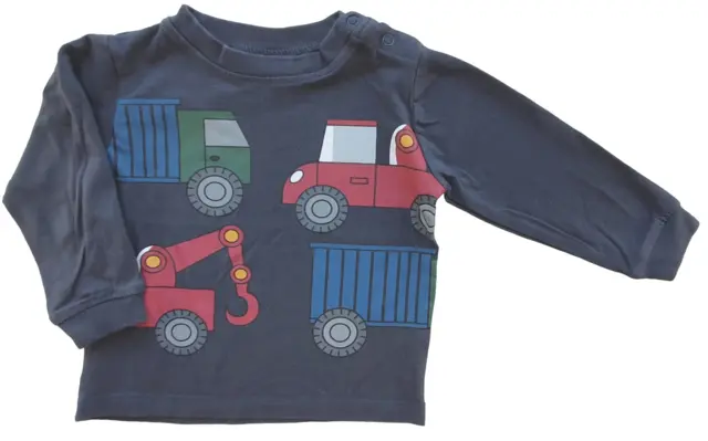 Friends mørkeblå langærmet T-shirt str. 74